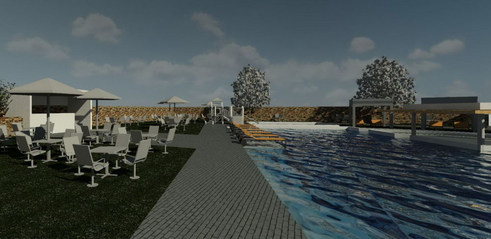 MG Papadomarkakis Συγκρότημα 10 υποσκαφών κτιρίων και pool bar στο Σελί Άνω Βιάννου